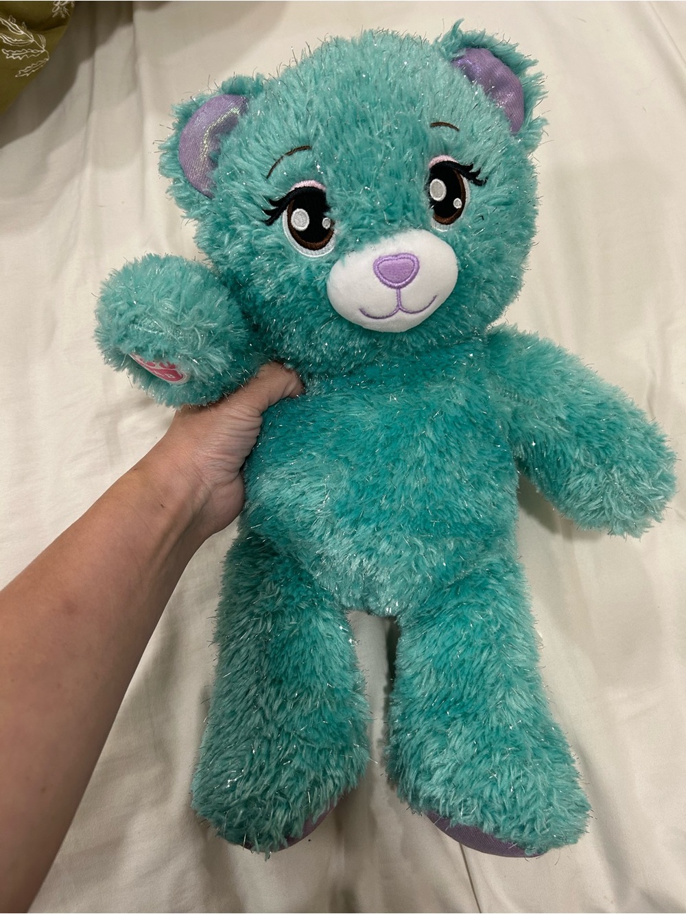 Build-A-Bear Disney Little Mermaid Ariel Sparkle Bear Plush